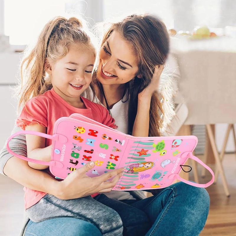 Toddler Busy Board Montessori atividades de aprendizagem pré-escolar com habilidades
