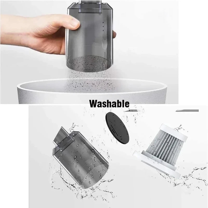 Aspirador de pó Mini&nbsp;portátil casa e carro&nbsp;recarregável Usb