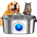 Fonte para gatos e cães com filtro dispensador de água Inox 304, bebedouro automático Newpet