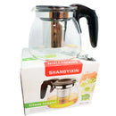 Chaleira de Vidro Com Infosor de Chá Removível em Aço Inox 700ml Linha Luxo Fácil de Limpar