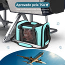 Bolsa de transporte pet para cães gato avião paw up