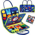 Toddler Busy Board Montessori atividades de aprendizagem pré-escolar com habilidades