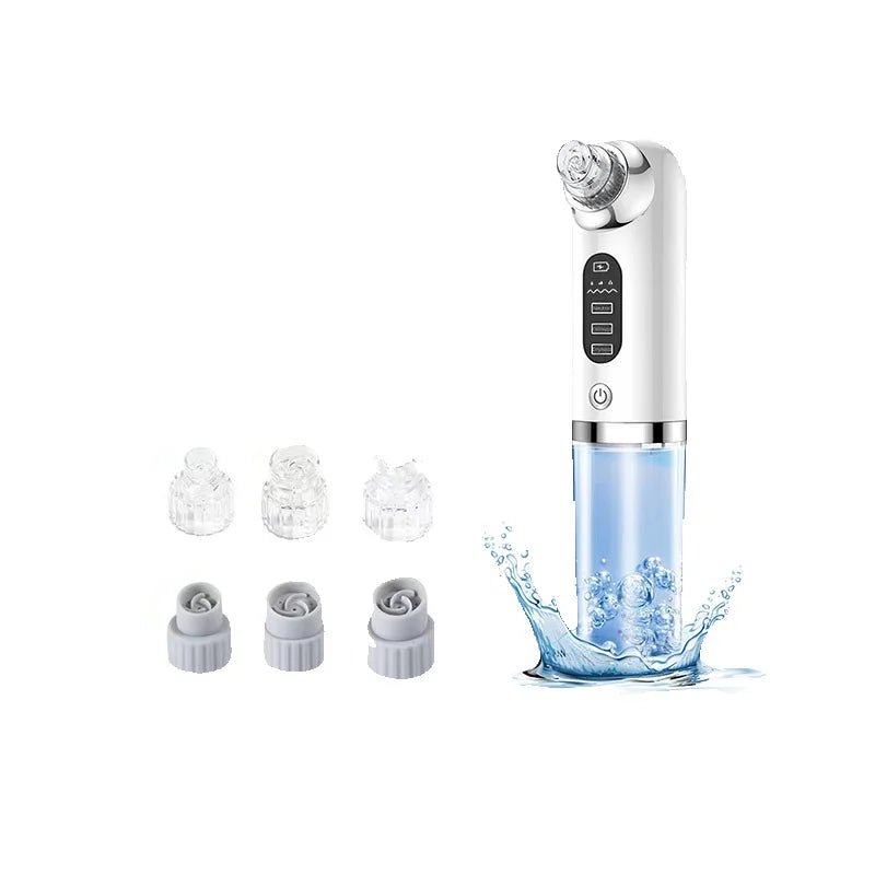Removedor elétrico de cravos, remoção de espinhas, acne, sucção a vácuo, limpador de poros, limpeza facial