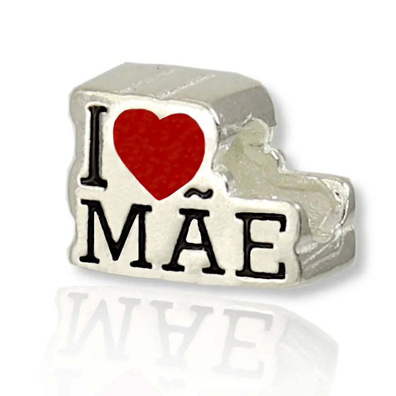 Berloque charms separator i love you love mae silver legitima