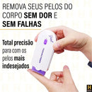 Depilador elétrico feminino facial e corpo carregamento sem fio