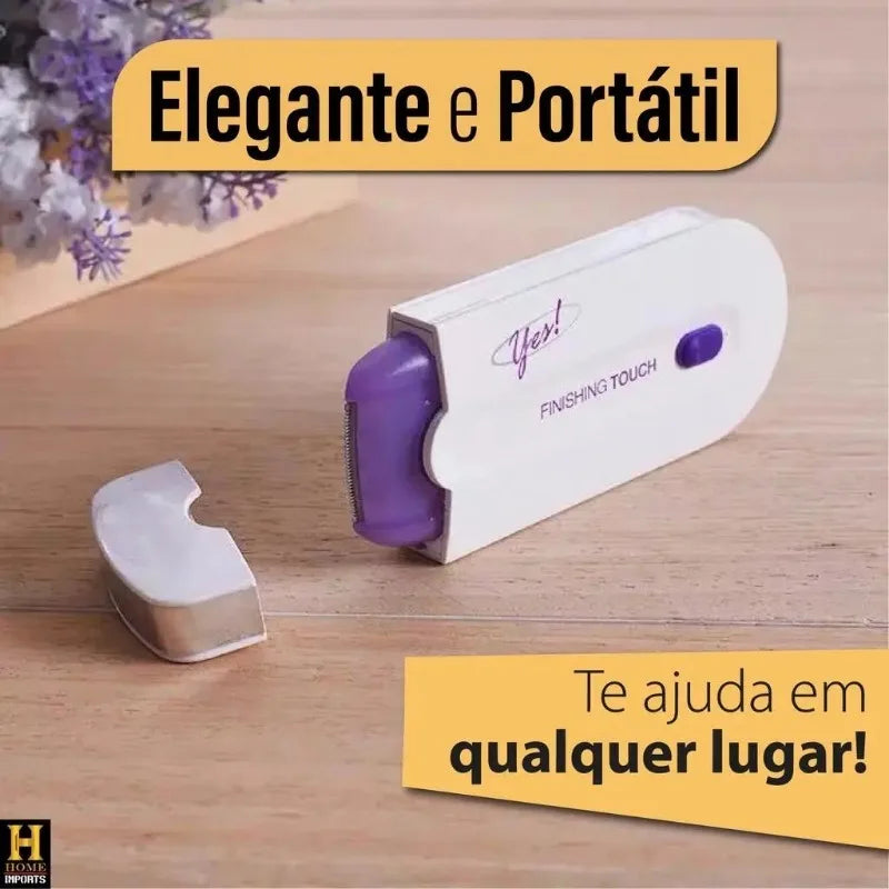 Depilador elétrico feminino facial e corpo carregamento sem fio