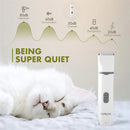 Newpet 4 em 1 Máquina de tosa elétrica profissional pet cachorro gato - bivolt.