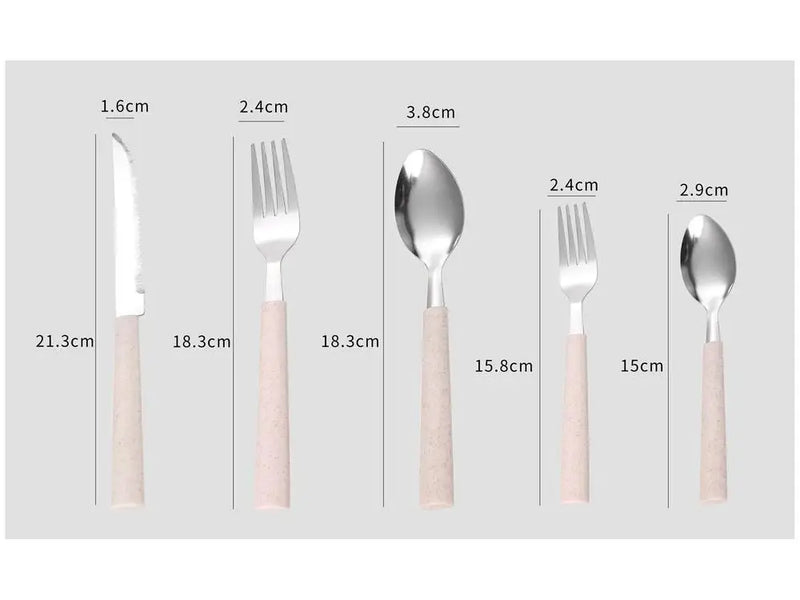 Jogo de talheres Veneza Brinox em aço inoxidável 20 peças