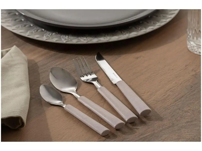Jogo de talheres Veneza Brinox em aço inoxidável 20 peças