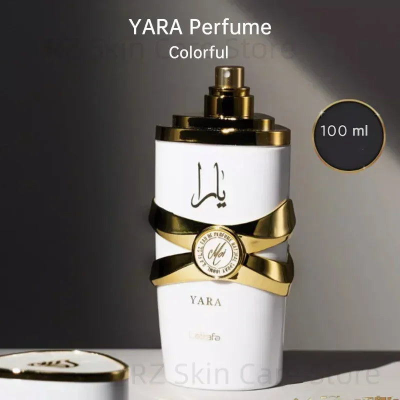 Yara asad 100ml perfume hombre feminino almíscar baunilha colônia masculino de mujer conjuntos de fragrâncias doces lattafa khamrah perfumes originais