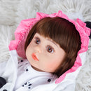 Boneca Reborn panda menina 48cm corpo de silicone - BRASTOY