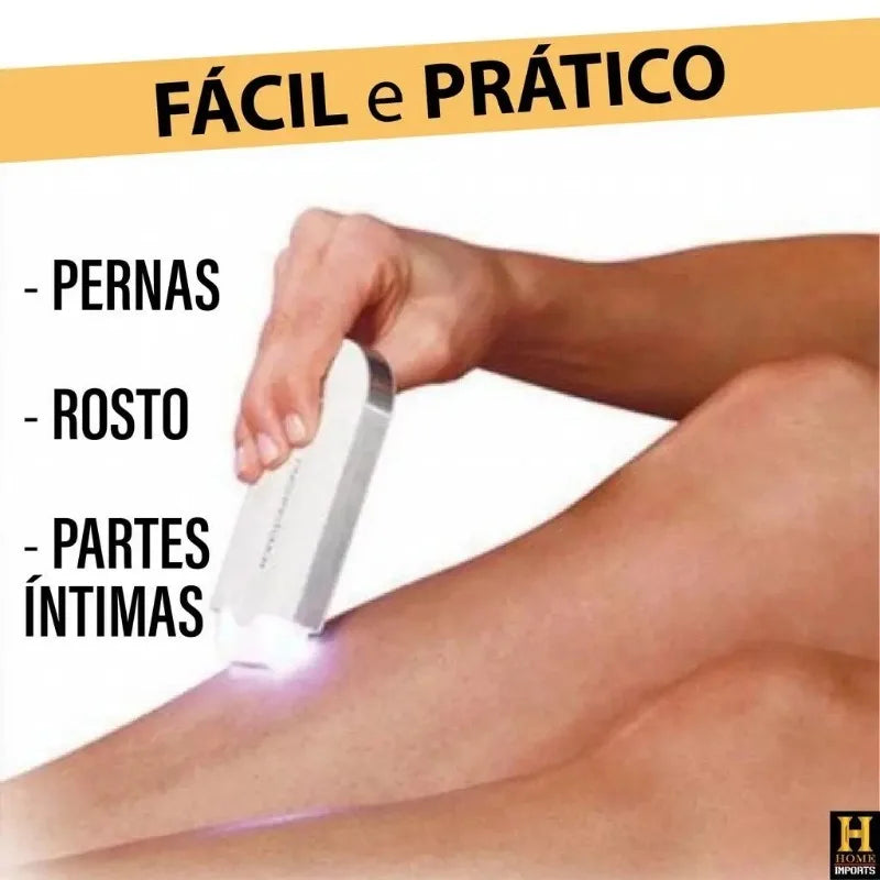 Depilador elétrico feminino facial e corpo carregamento sem fio