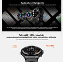 Relogio Smartwatch AURAFIT Am18 masculino a prova dágua ip67