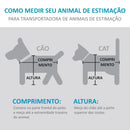 Bolsa de transporte pet para cães gato avião paw up