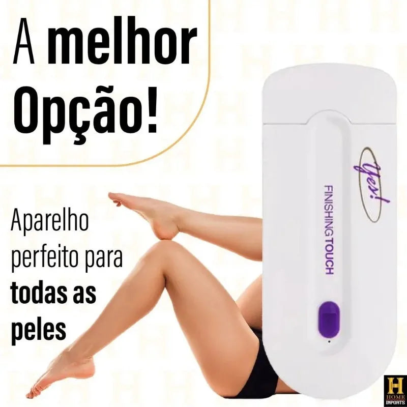 Depilador elétrico feminino facial e corpo carregamento sem fio