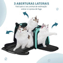 Bolsa de transporte pet para cães gato avião paw up