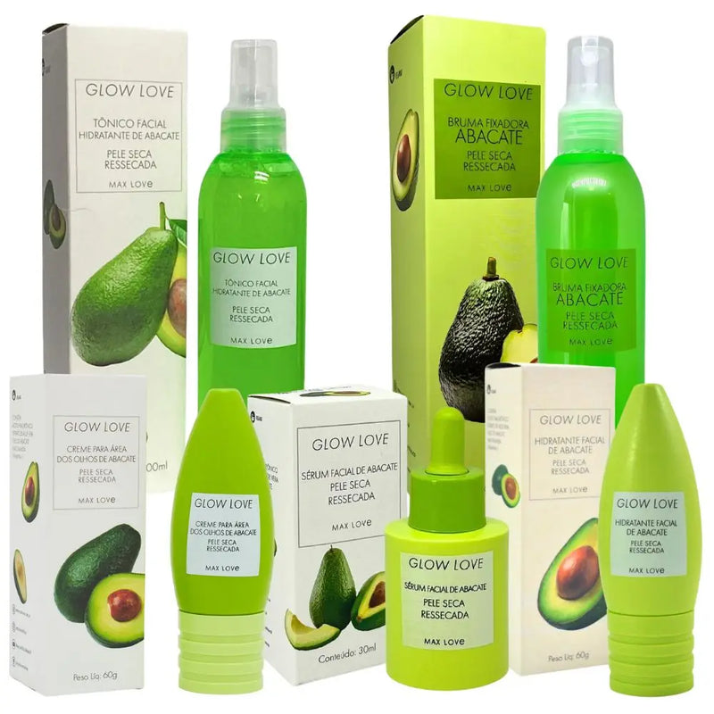 Full Kit 5 Items Line Glow Love Avacado Max Love