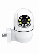 Câmera câmera de rede WiFi 1080P hd áudio bidirecional visão noturna soquete tipo câmera sem perfuração