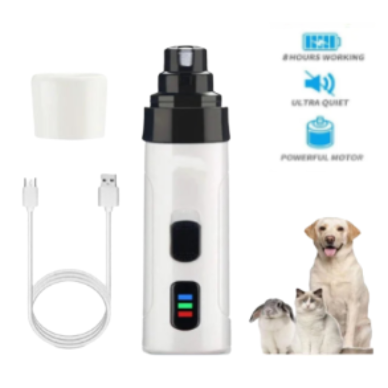 Elétrico para cães, unhas e gatos, carregamento USB para animais de estimação