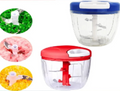 Mini Processador de Alimentos Manual Grande 5 Lâminas 900ml - Neverdie
