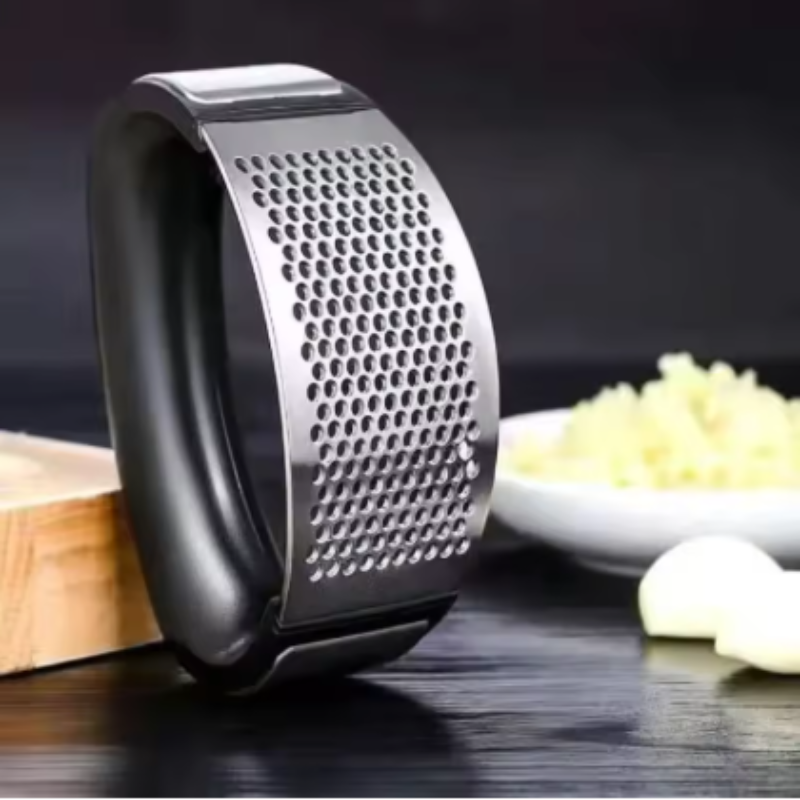 Prensa de alho inoxidável, dispositivo  manual de cozinha acessório ótimo para alho e gengibre .