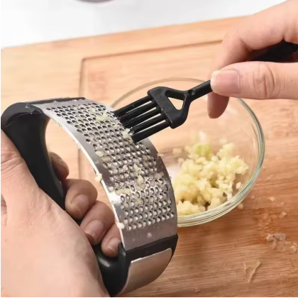 Prensa de alho inoxidável, dispositivo  manual de cozinha acessório ótimo para alho e gengibre .