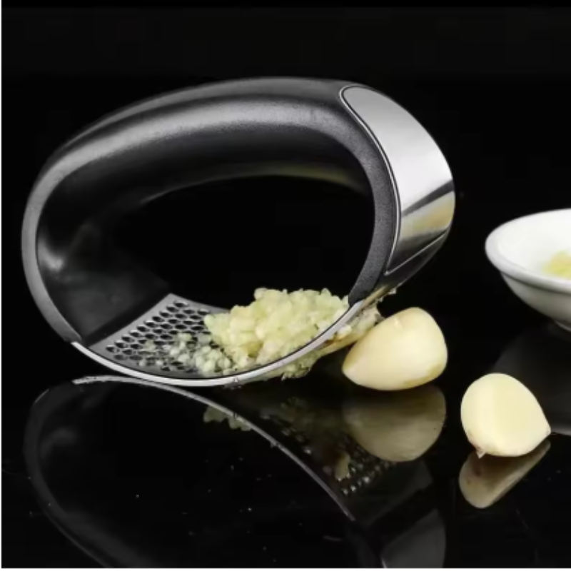 Prensa de alho inoxidável, dispositivo  manual de cozinha acessório ótimo para alho e gengibre .