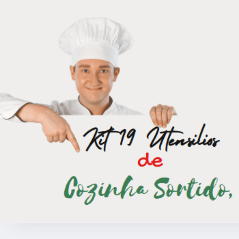 Kit completo com 19 utensílios essenciais para cozinha - ferramentas de alta qualidade para facilitar o seu dia a dia