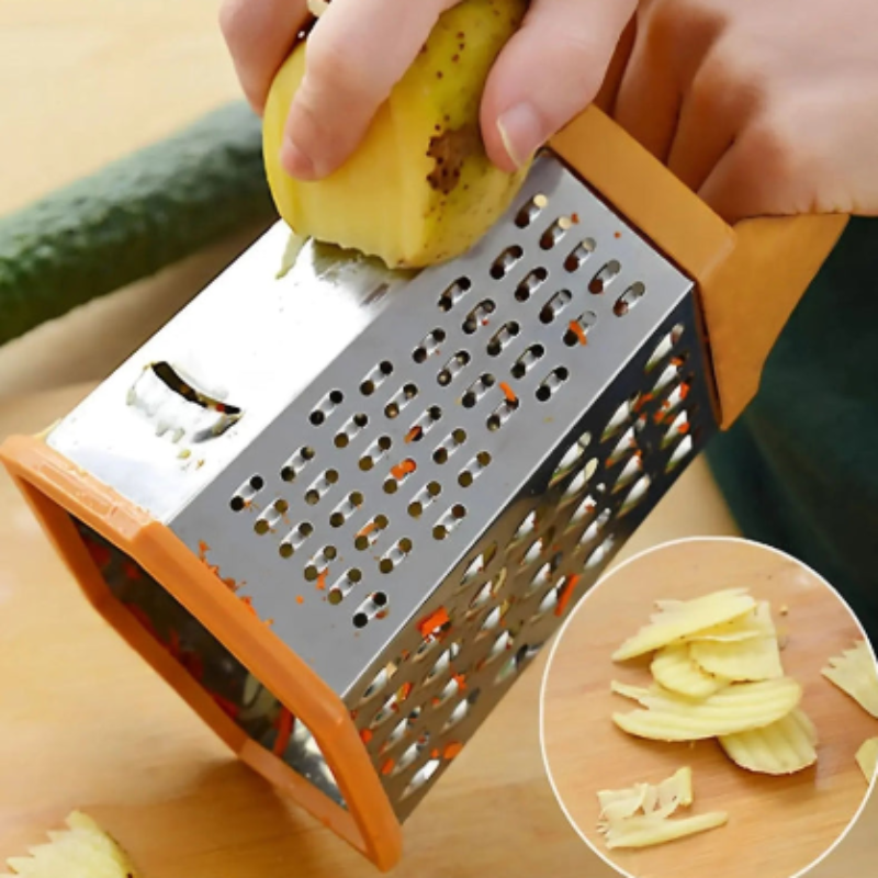 Ralador de vegetais manual, multifuncional, na cozinha. Ralador de batata 6 lados cortador triturador de característica ecológico para frutas e vegetais.