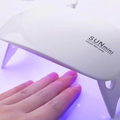 Mini Cabine forninho sun mini estufa 6w led uv portátil manicure pronta entrega