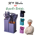 Kit completo com 19 utensílios essenciais para cozinha - ferramentas de alta qualidade para facilitar o seu dia a dia