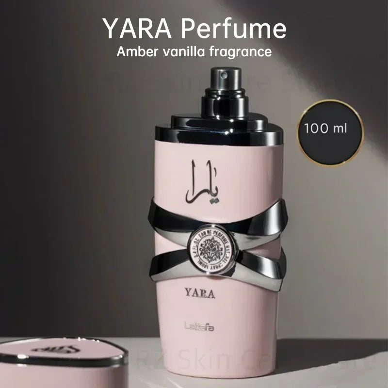 Yara asad 100ml perfume hombre feminino almíscar baunilha colônia masculino de mujer conjuntos de fragrâncias doces lattafa khamrah perfumes originais