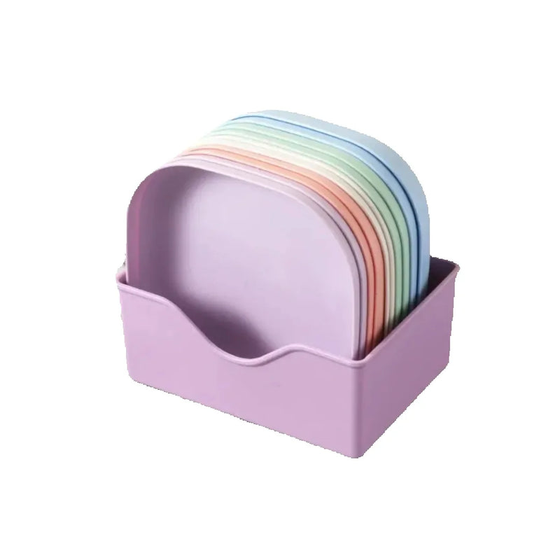 Pratos Plásticos Reutilizáveis Resistentes Tigela Pet Sobremesa Jantar Cozinha Festa Churrasco Lanche Infantil Durável