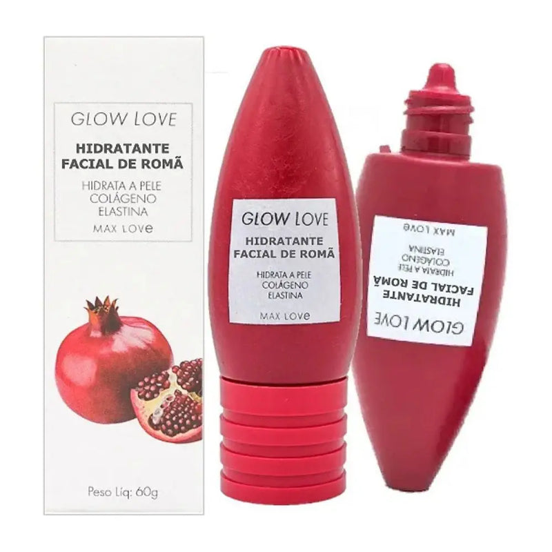 Kit Completo 5 itens Linha Glow Love Romã Max Love