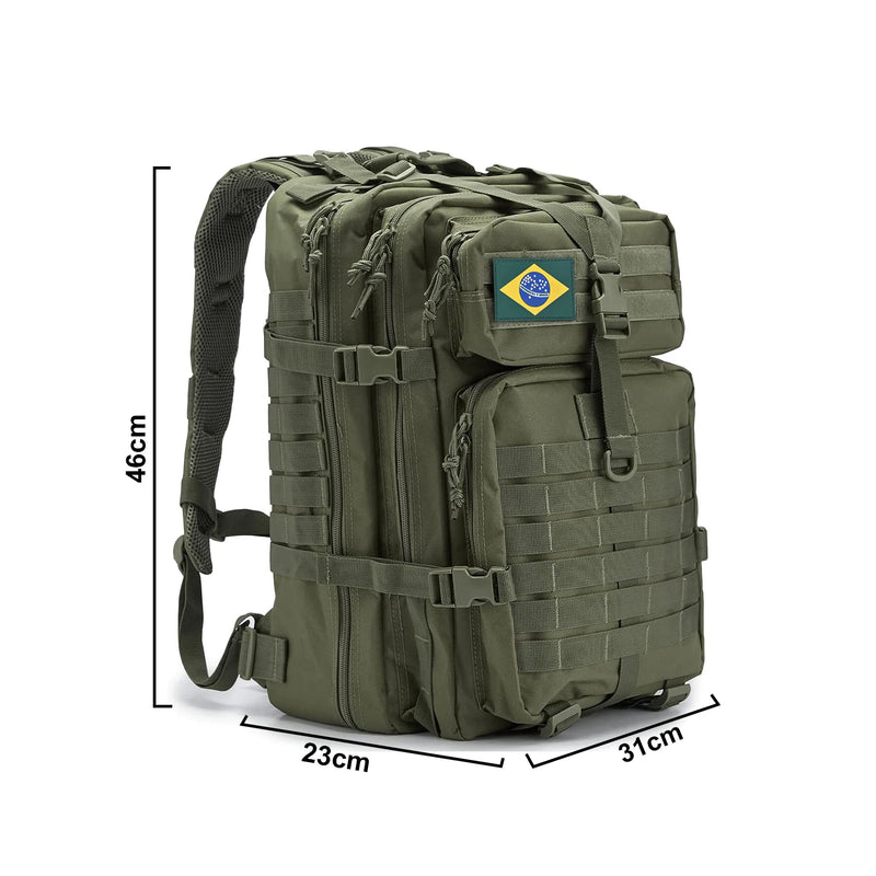 Mochila tática militar assalt reforçada impermeável grande