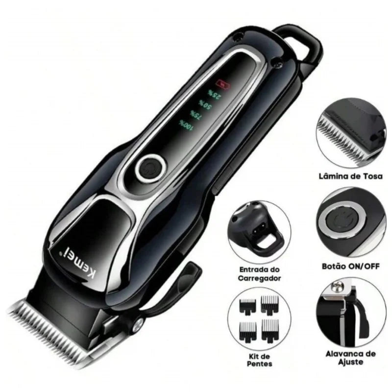 Aparador profissional recarregável, cortador de pelo do cachorro e gato, animal de estimação