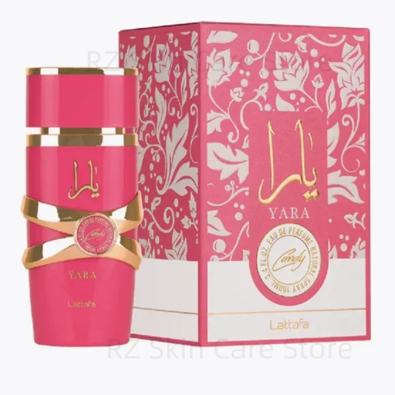 Yara asad 100ml perfume hombre feminino almíscar baunilha colônia masculino de mujer conjuntos de fragrâncias doces lattafa khamrah perfumes originais