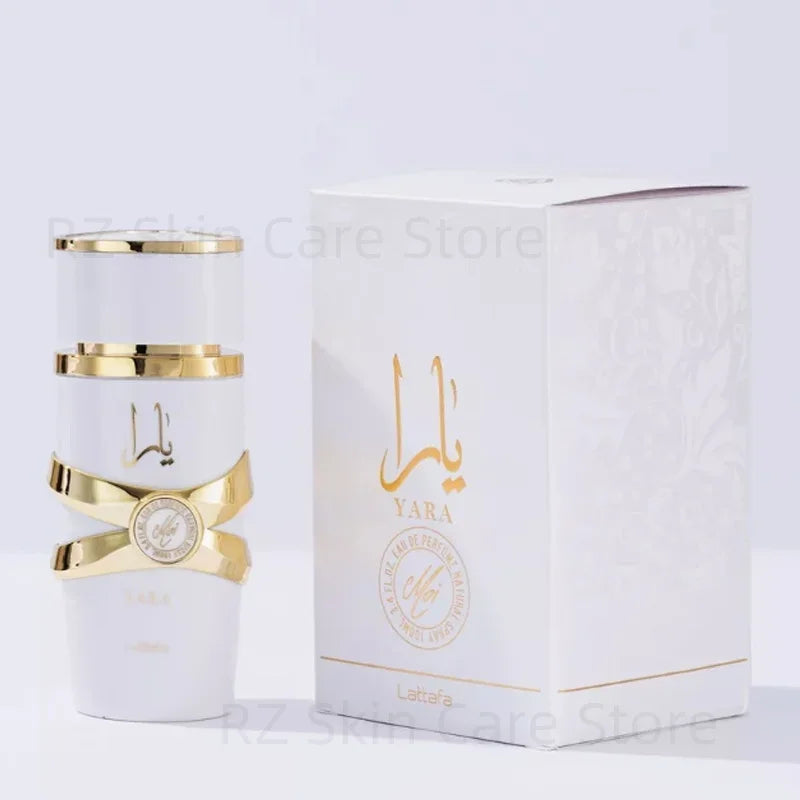 Yara asad 100ml perfume hombre feminino almíscar baunilha colônia masculino de mujer conjuntos de fragrâncias doces lattafa khamrah perfumes originais
