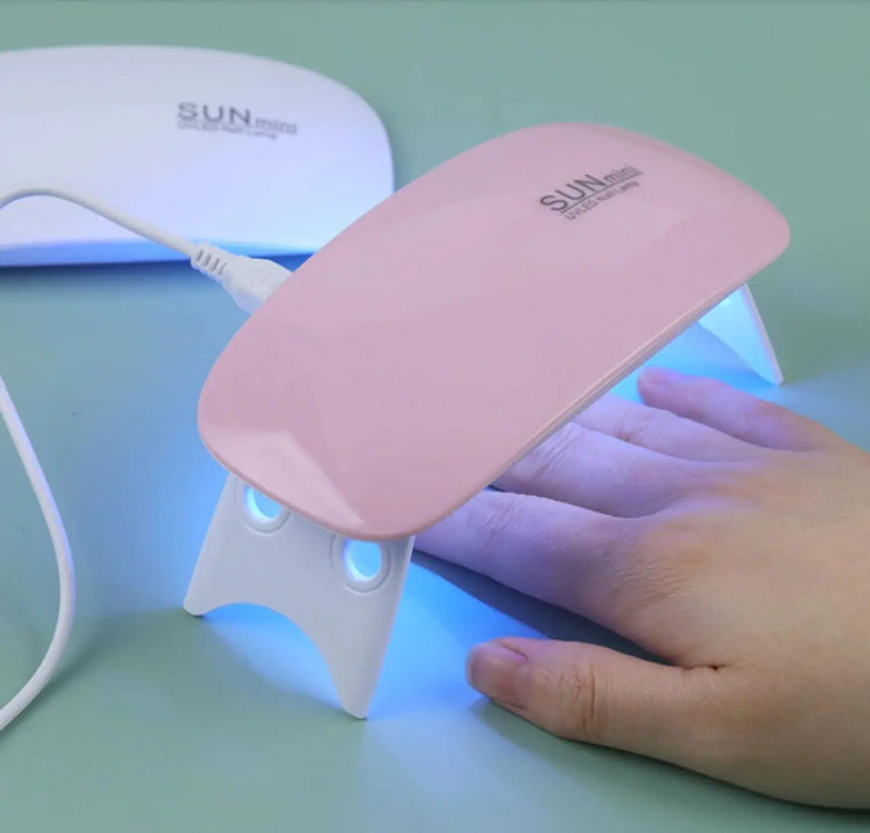 Mini Cabine forninho sun mini estufa 6w led uv portátil manicure pronta entrega