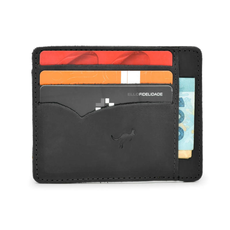 Carteira Masculina Couro Bovino Porta Cartão Slim display p/habilitar Promoção